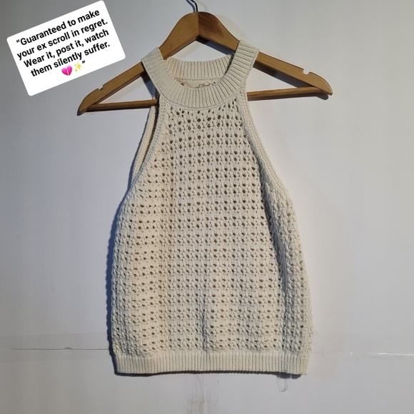 Universal Thread Tops - Universal Thread Ivory Knit Top Womens Size Medium